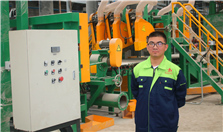 巖棉板生產(chǎn)車間